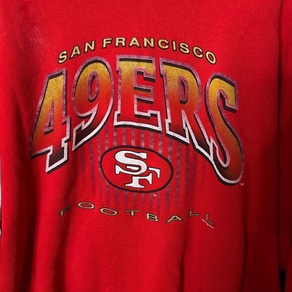 VTG 1995 49ers Crewneck USA XL - Picture 2 of 5